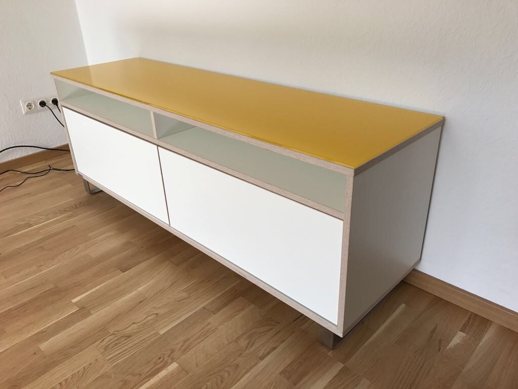 Sideboard mit Glas von inlignum Möbel - Multimediaboards